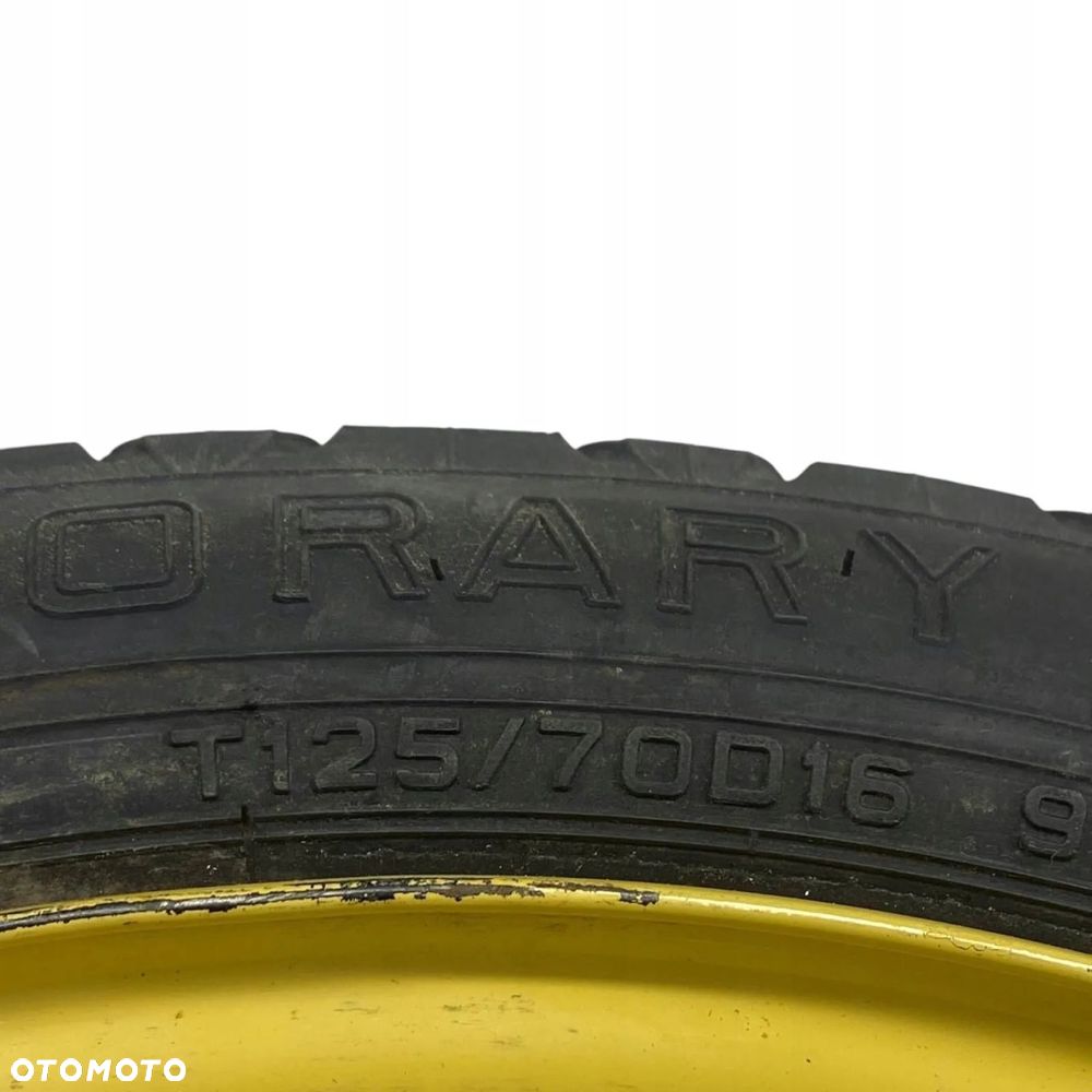 KOŁO DOJAZDOWE 125/70R16 5X114.3 HYUNDAI I30 KIA CEED MAZDA 3 6 OE - 9