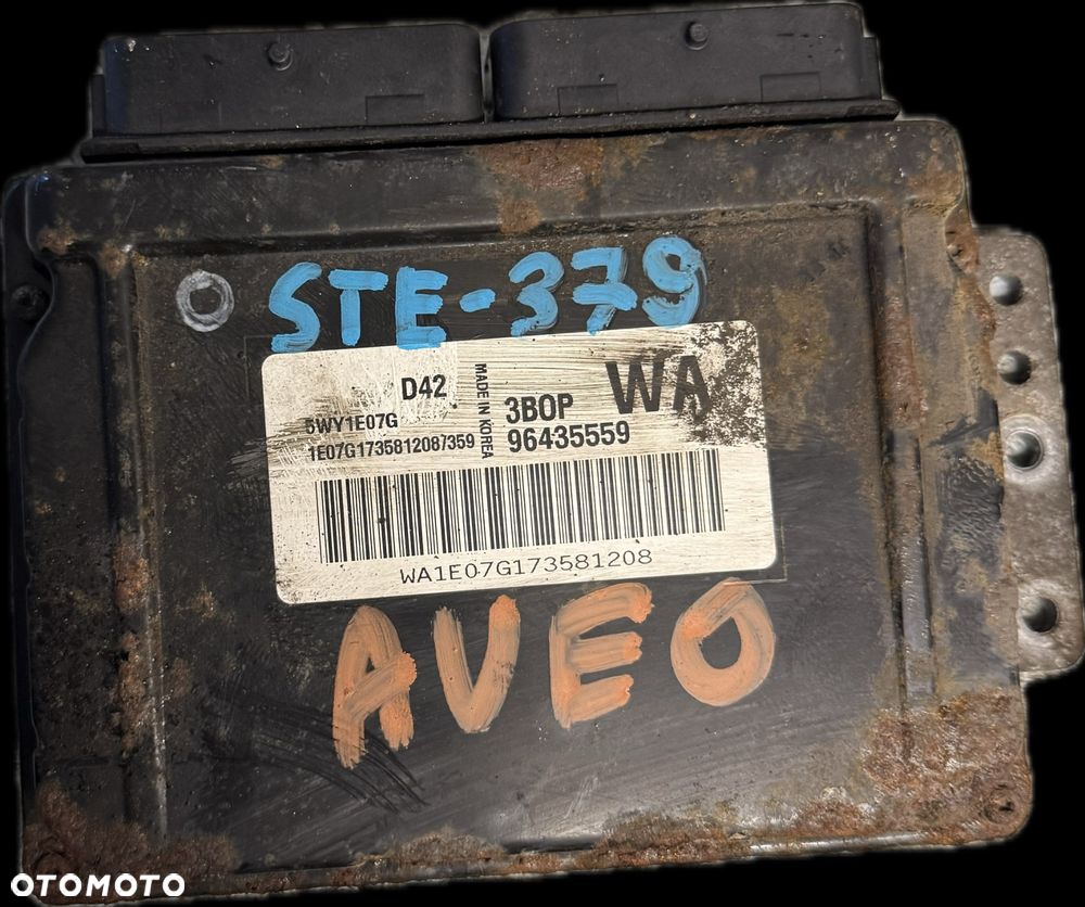 Sterownik Silnika ECU Komputer Chevrolet Aveo 96435559 - 1