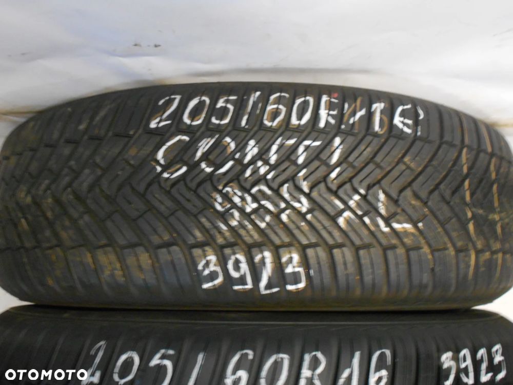 OPONY 205/60R16 CONTINENTAL ALLSEASON CONTACT XL DOT 3923 / 0121 7.5MM - 2