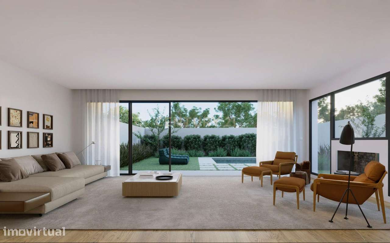 Moradia T3+1 com piscina a 5 minutos das praias – Caparica - Grande imagem: 2/48