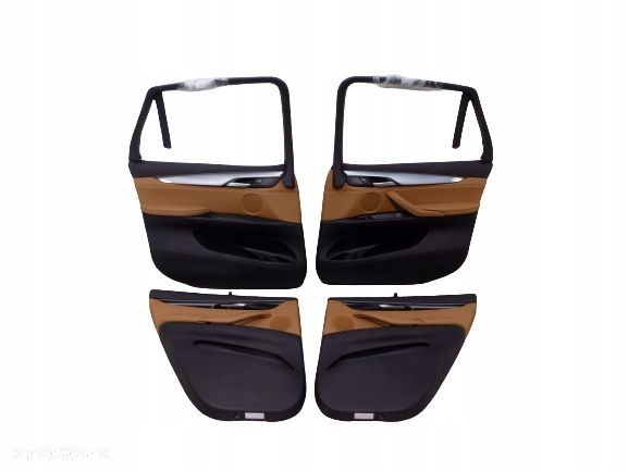 BMW X6 F16 TAPICERKA BOCZKI DRZWI ROLETY MOCOWANIA - 1