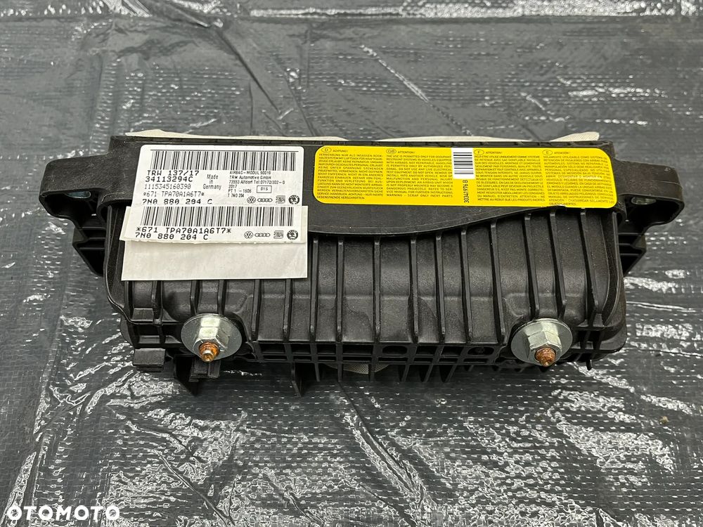 Seat Alhambra Vw Sharan 7N poduszka powietrzna airbag pasażera 7N0880204C - 2