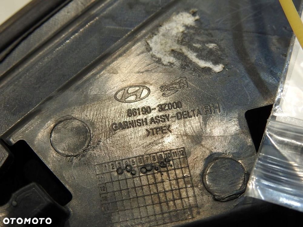 TRÓJKĄT OSŁONA BŁOTNIKA PRAWY PRZÓD HYUNDAI I40 861903Z000 - 5