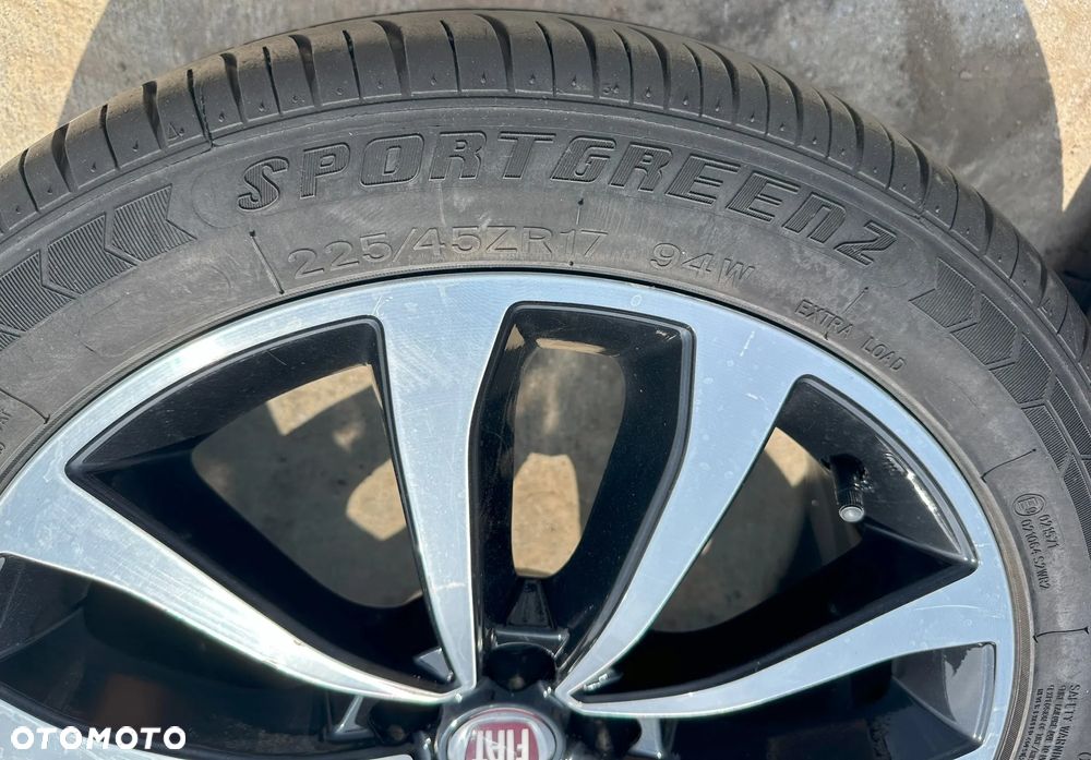 Koła Alufelgi 17" 5x98 Fiat Tipo II Doblo Aluminiowe 225/45/R17 - 21