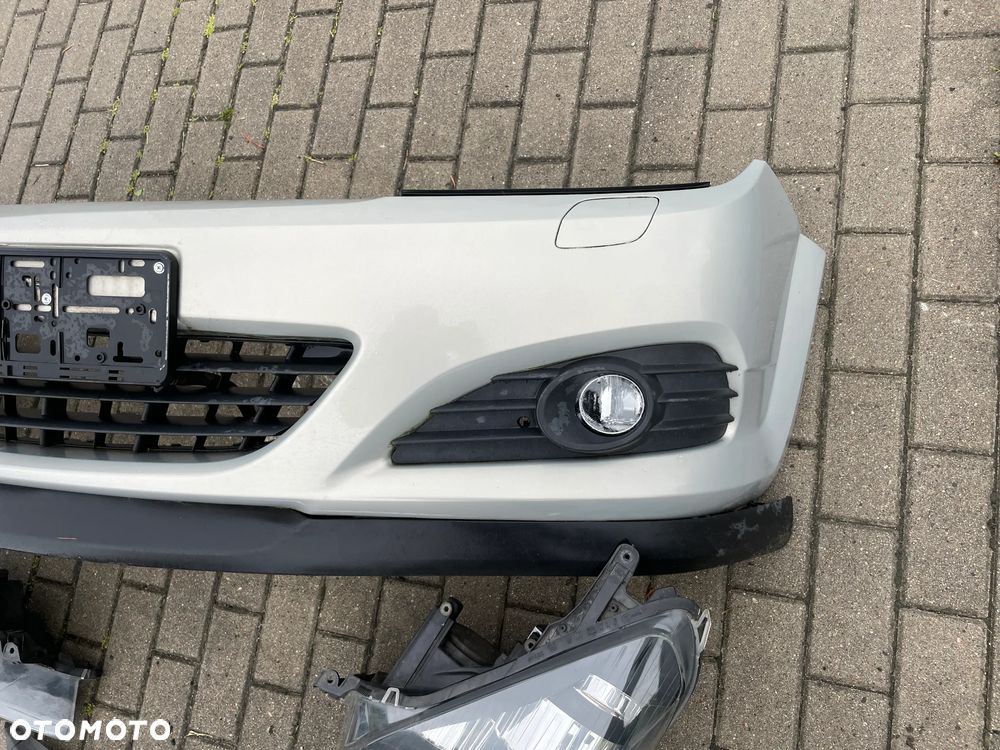 OPEL ASTRA H III LIFT PRZÓD KOMPLETNY ZDERZAK LAMPA REFLEKTOR LEWY przedni GRILL lampa reflektor LEWA PRAWA GTC Hella Z167 - 10