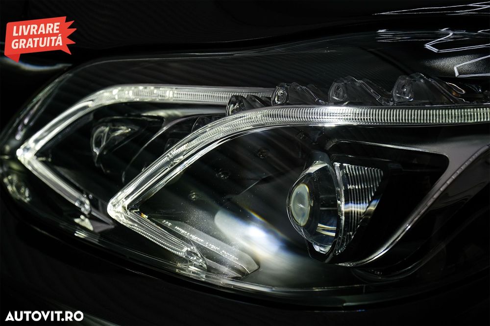 Faruri LED Mercedes E-Class W212 (2009-2012) Facelift Design- livrare gratuita - 7