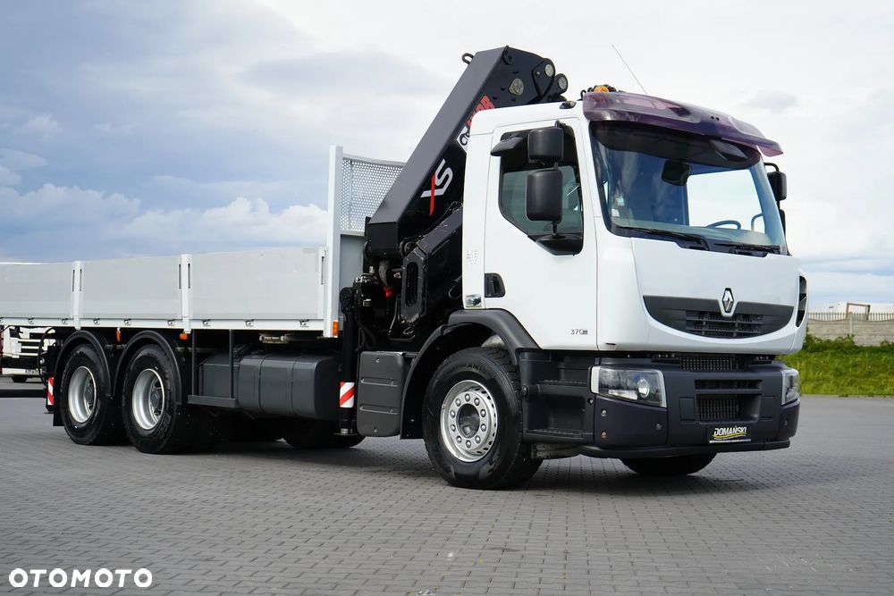 Renault PREMIUM / 370 / 6 X 4 / SKRZYNIOWY + HDS / HIAB 377 EP - 4 / PILOT - 24