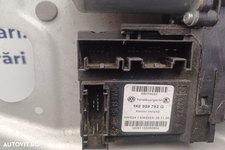 Macara geam fata dreapta electrica 1K0959792G 1T0959702B  1T0837756H - 2
