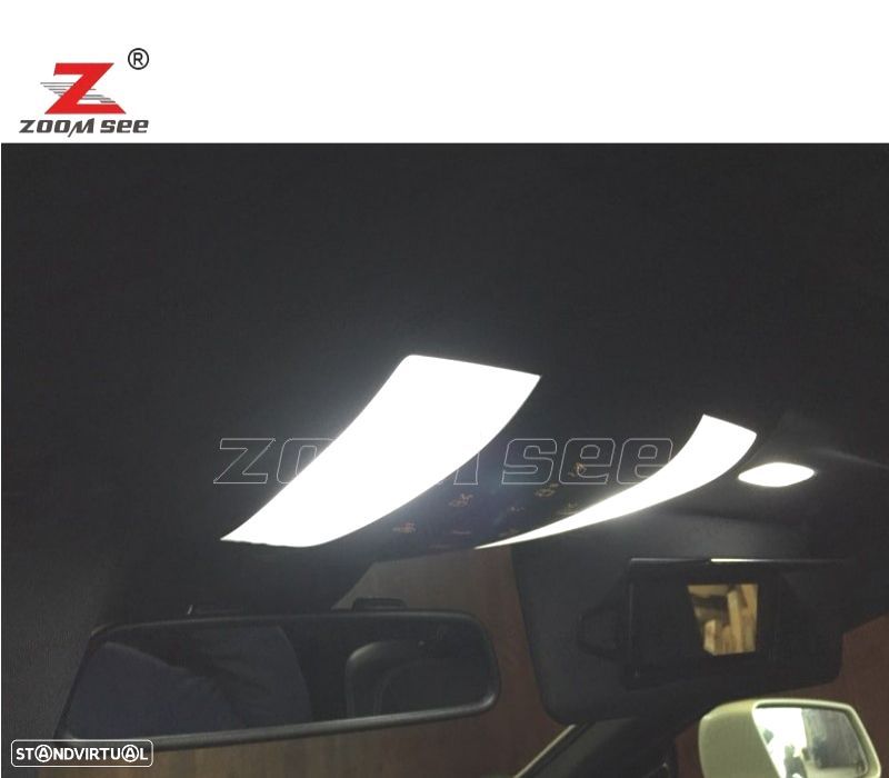 KIT COMPLETO DE 26 LÂMPADAS LED INTERIOR PARA MERCEDES E CLASE S212 ESTATE WAGON E200 E250 E300 E35 - 5