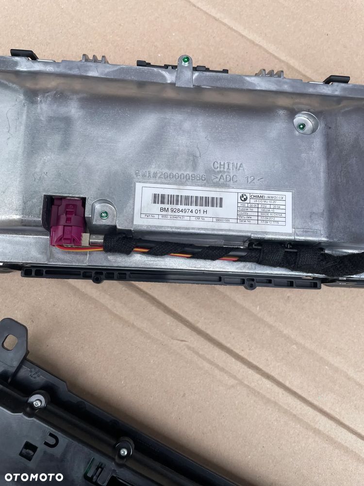 bmw f10 f11 radio cd czytnik panel klimatyzacji monitor cic 929035801 - 7