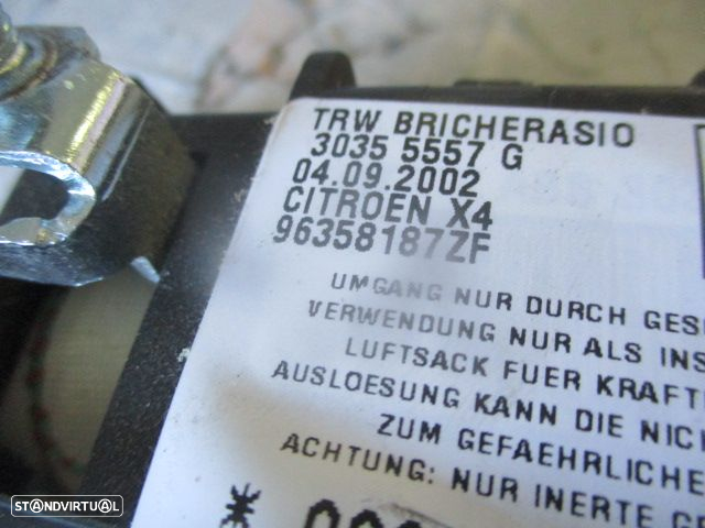 Airbag Banco 96358187ZF CITROEN C5 2005 ESQ - 3