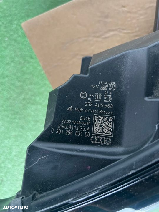 Far stanga Audi A4 B9 Full led 2015-2021 - 3