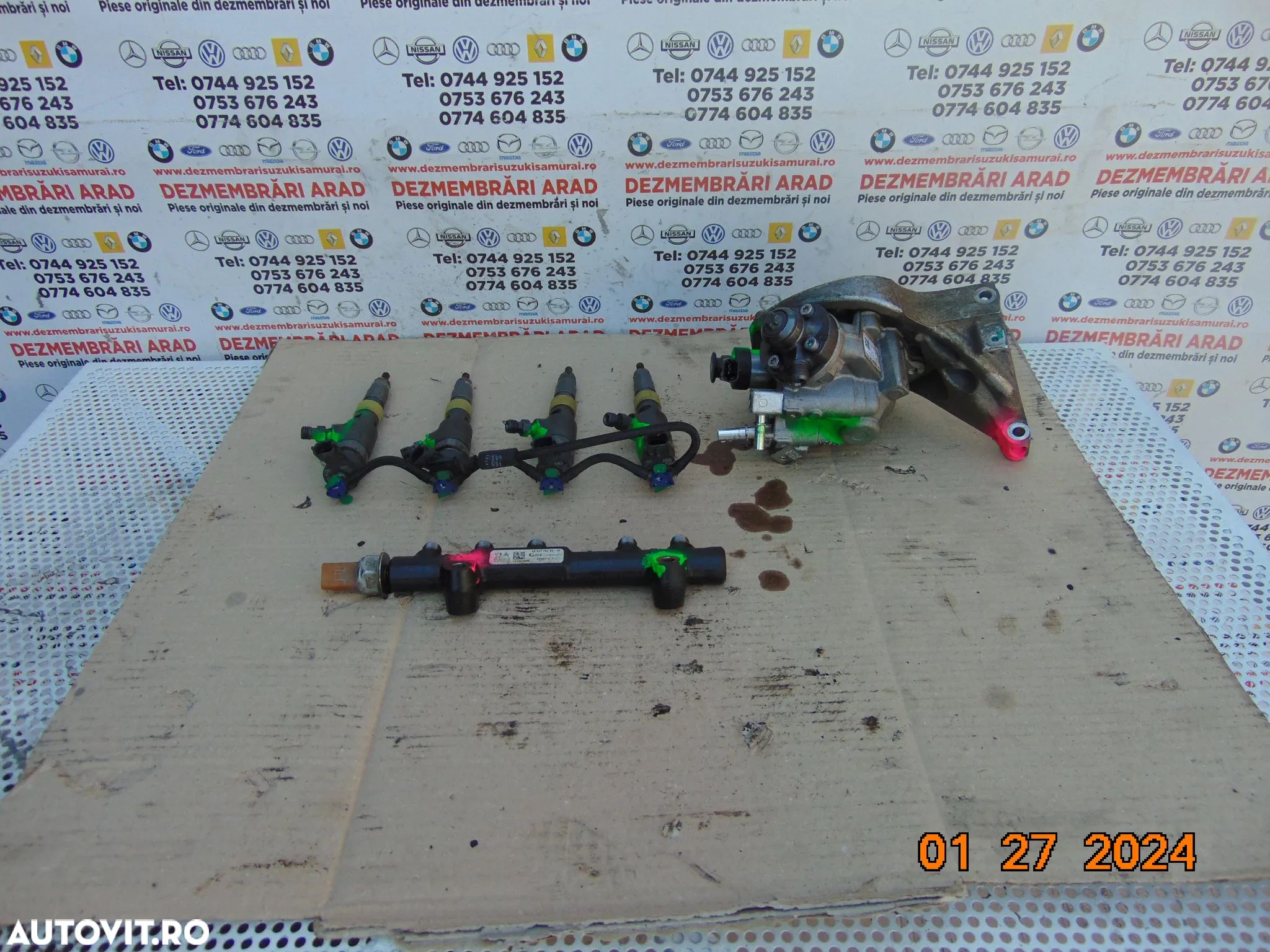 kit injectie Ford 1.5 euro 6 Peugeo Citroen focus fiesta kuga mondeo connect c max injectoare pompa - 1