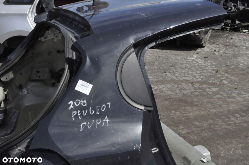 PEUGEOT 208 I DUPA PAS WANNA BŁOTNIK TYŁ CAŁY - 12