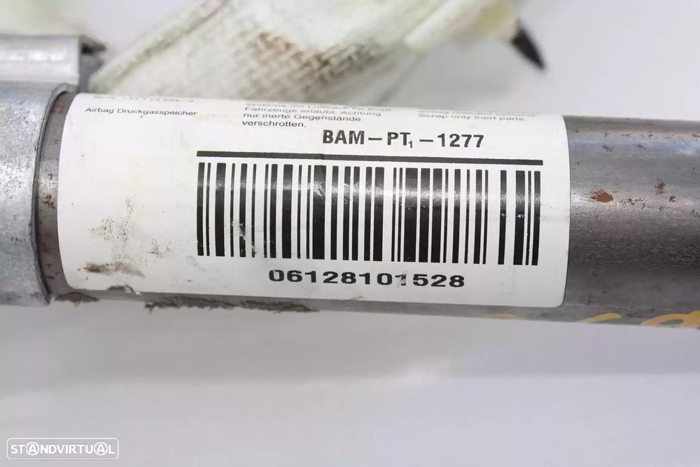 AIRBAG CORTINA FRONTAL DIREITO BMW 5 2006 -85696247604H - 2