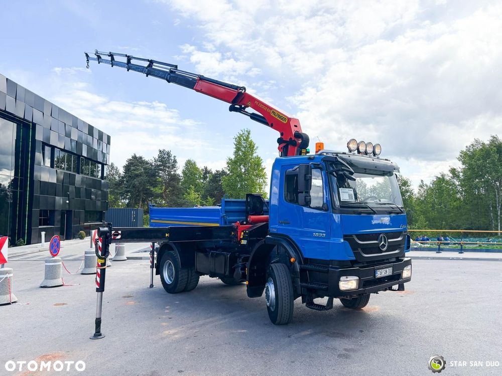 Mercedes-Benz AXOR 1833 4x4 Palfinger PK 22002 EH Żuraw Wciągarka Wywrotka - 3