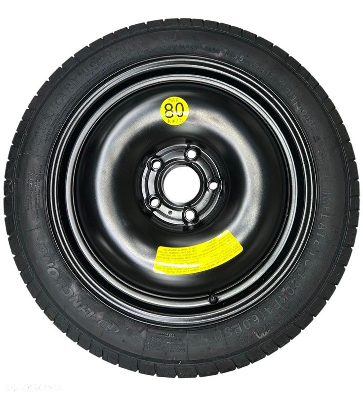 Koło dojazdowe 17 do DACIA BIGSTER (2025-obecnie) 135/80R17 NOWE + ZESTAW - 9