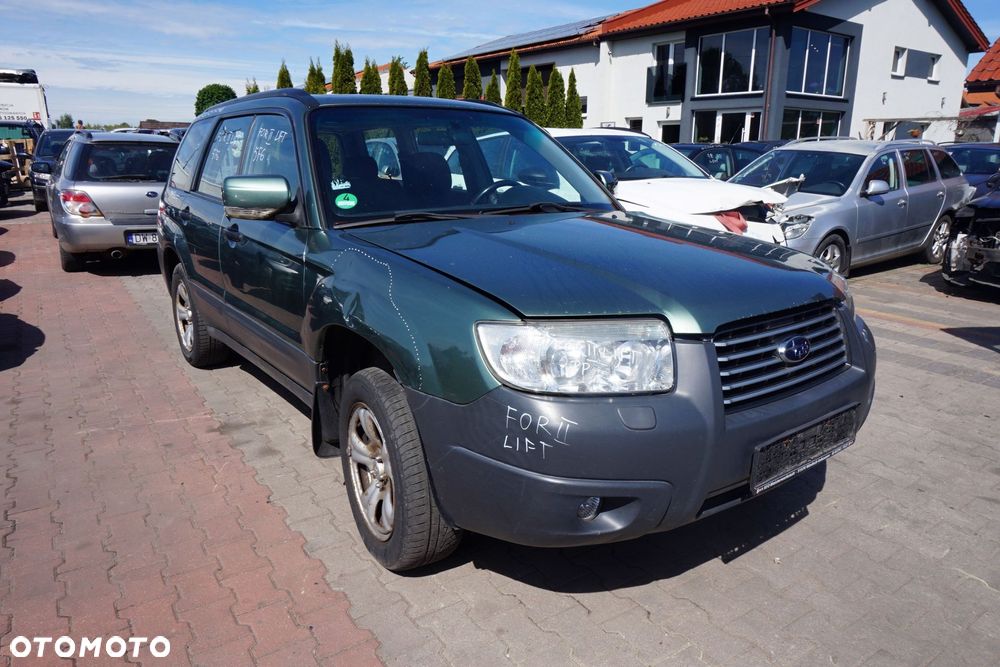 SUBARU FORESTER II SG LIFT 2006 5F6 2.0 16V EJ20F 158KM TY755XT7AA ZIELONY EVERGREEN na części - 7