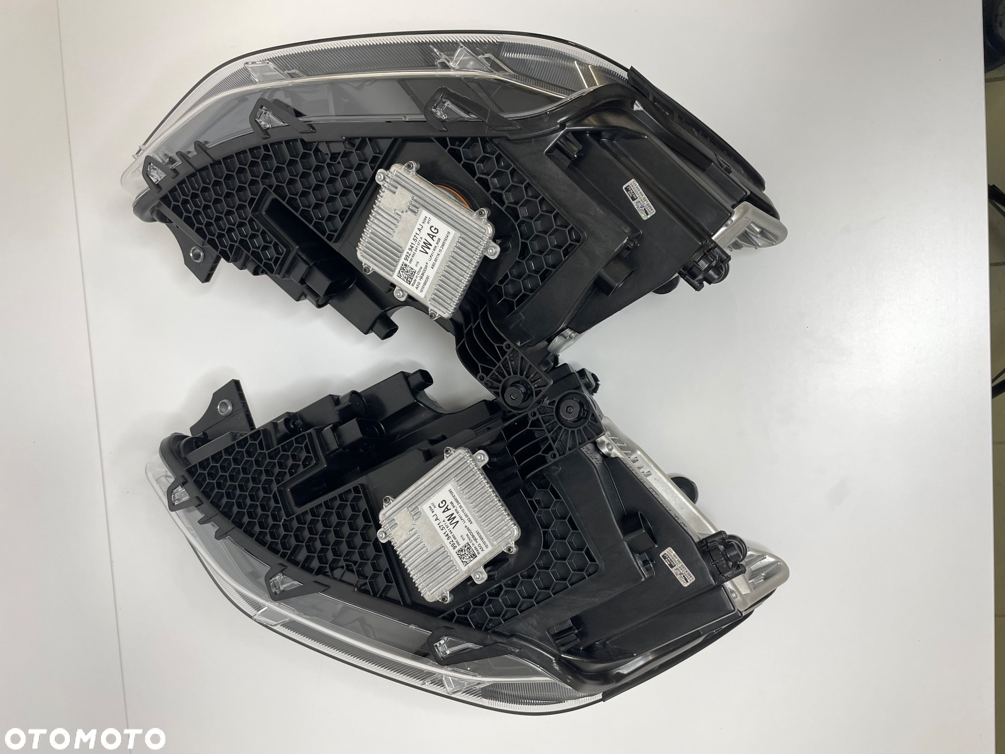 VW CADDY 5 V 2K8 KOMPLET LAMP PRAWA+LEWA FULL LED KOMPLETNE Z MODUŁAMI NOWE 2K8941036AF 2K8941035AF - 8