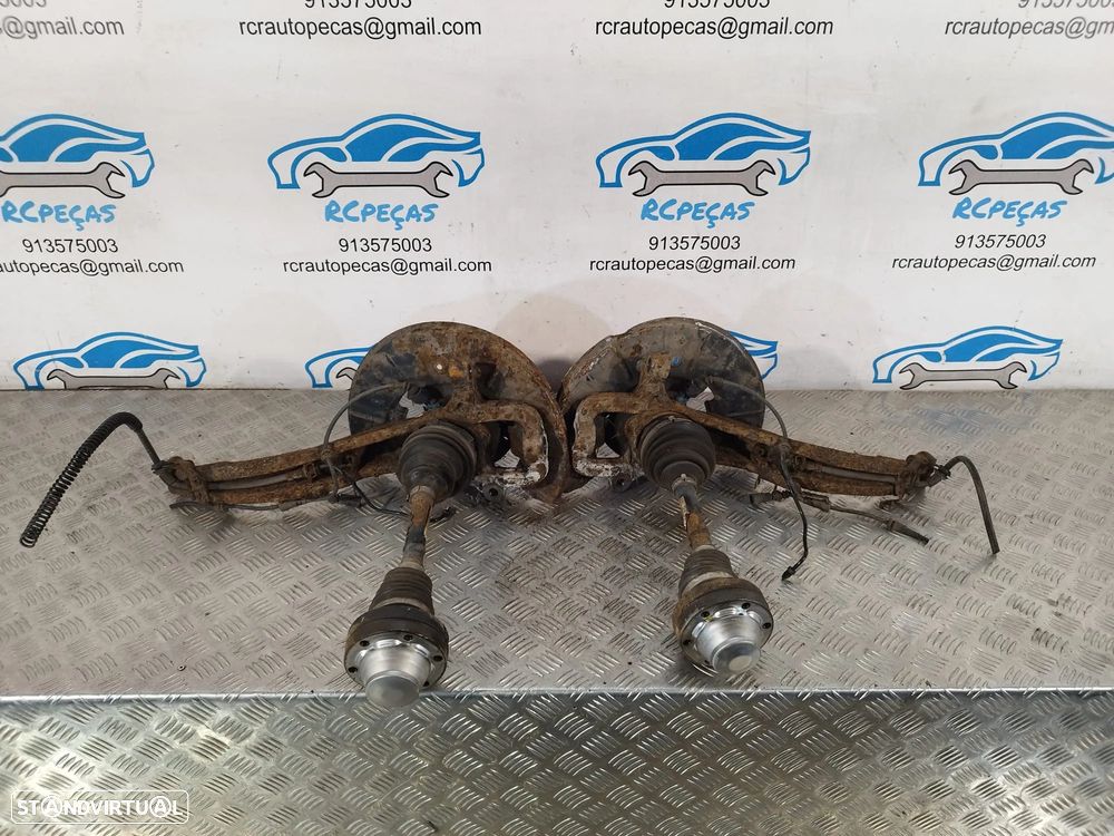 MANGAS EIXO FRONTAL FRENTE PORSCHE CAYENNE TURBO S 9PA 95533161120 7L0407257A 95534115610 7L0407258A VW VOLKSWAGEN TOUAREG TRANSMISSÃO - 4