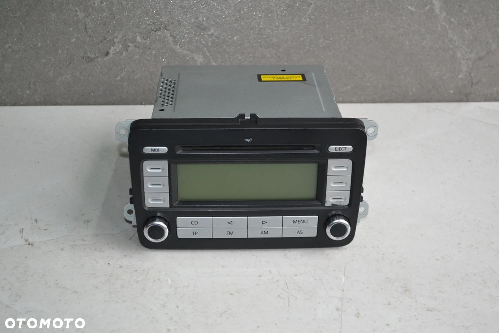 VW POLO 6R GOLF V VI PLUS PASSAT B6 B7 TOURAN CADDY RADIO SAMOCHODOWE FABRYCZNE RCD300 1K0035186AF KOD - 1