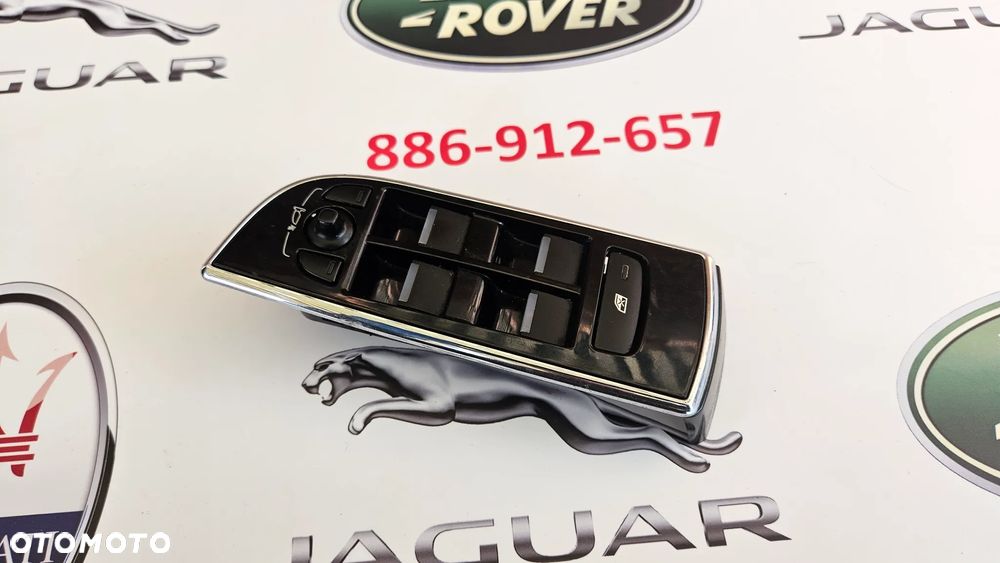Jaguar XJ 351 2010-2015 Panel sterowania szybami Przełącznik przód lewy AW93-14540-AC - 4