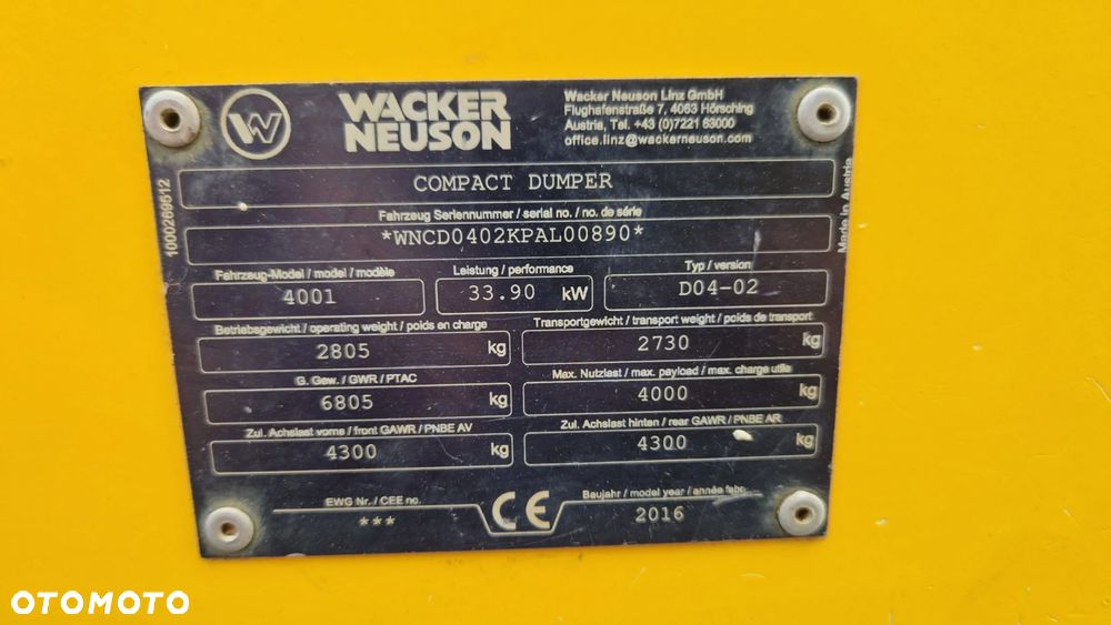 Wacker Neuson 4001 - 12
