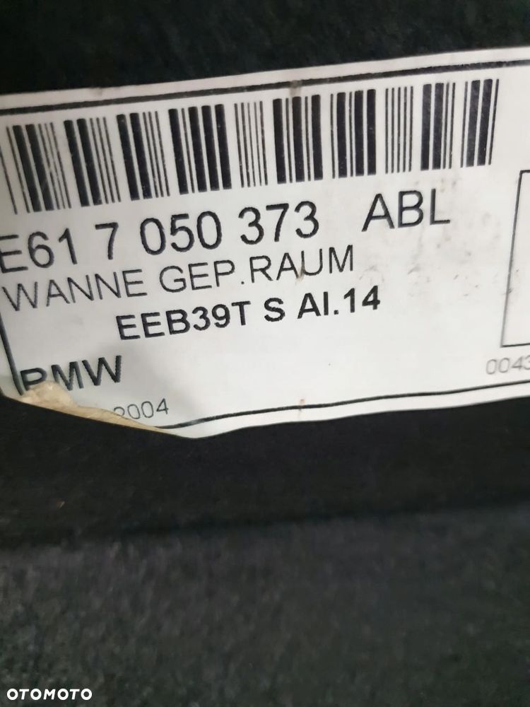 PODŁOGA WYKŁADZINA BAGAŻNIKA BMW 5 E61 7050373 - 5