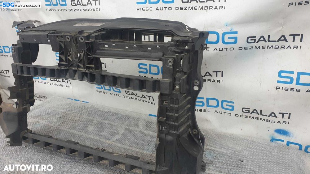 Trager Tragher Calandru Panou Frontal Suport Faruri Radiatoare cu Defect Volkswagen Golf 6 2008 - 2016 Cod 5K0805594 - 2