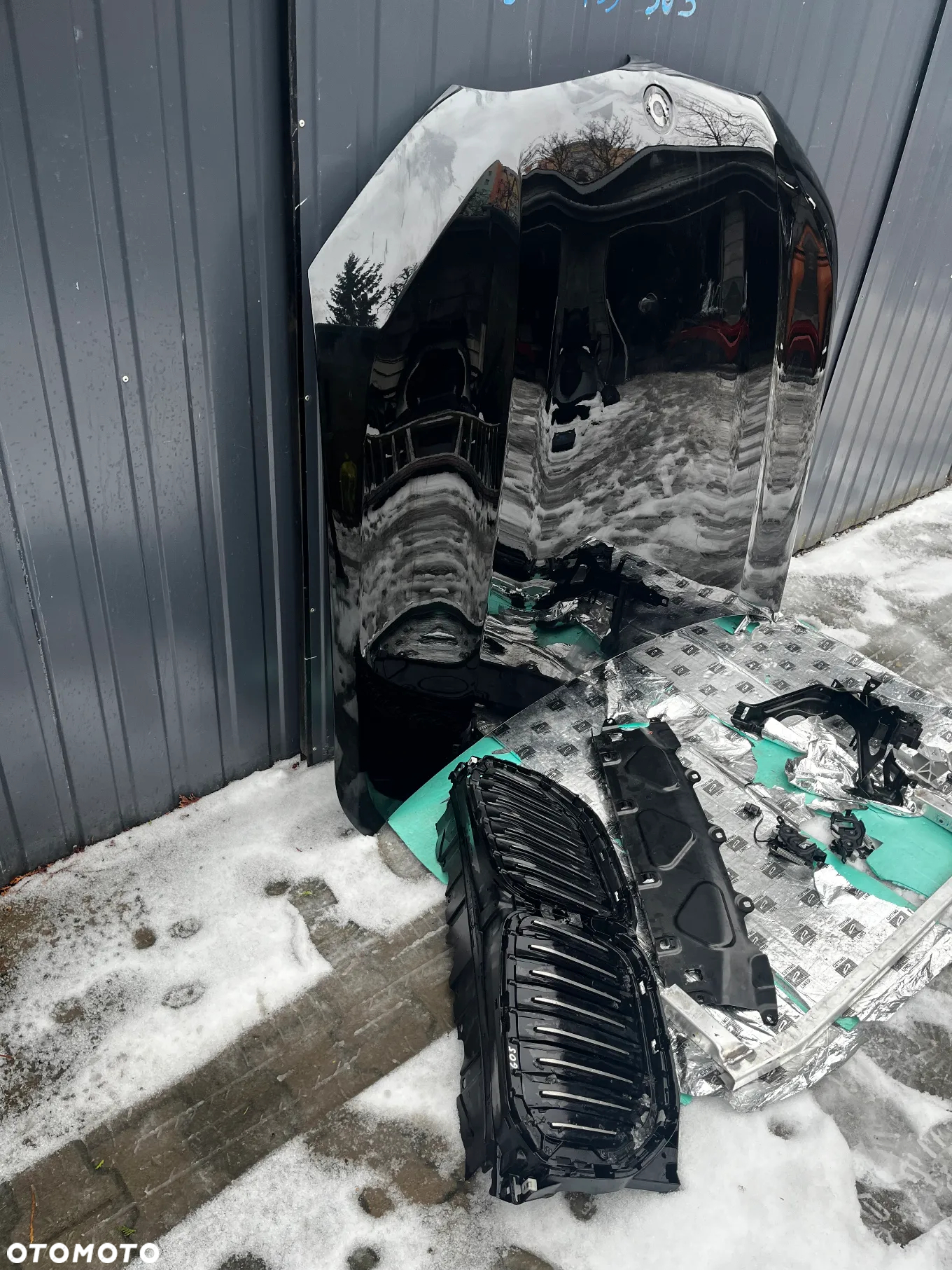 ELEMENTY PAS PRZEDNI BMW G05 X5 G06 X6 ORYGINAŁ DEMONTAŻ ZAMKI ZAWIASY - 2