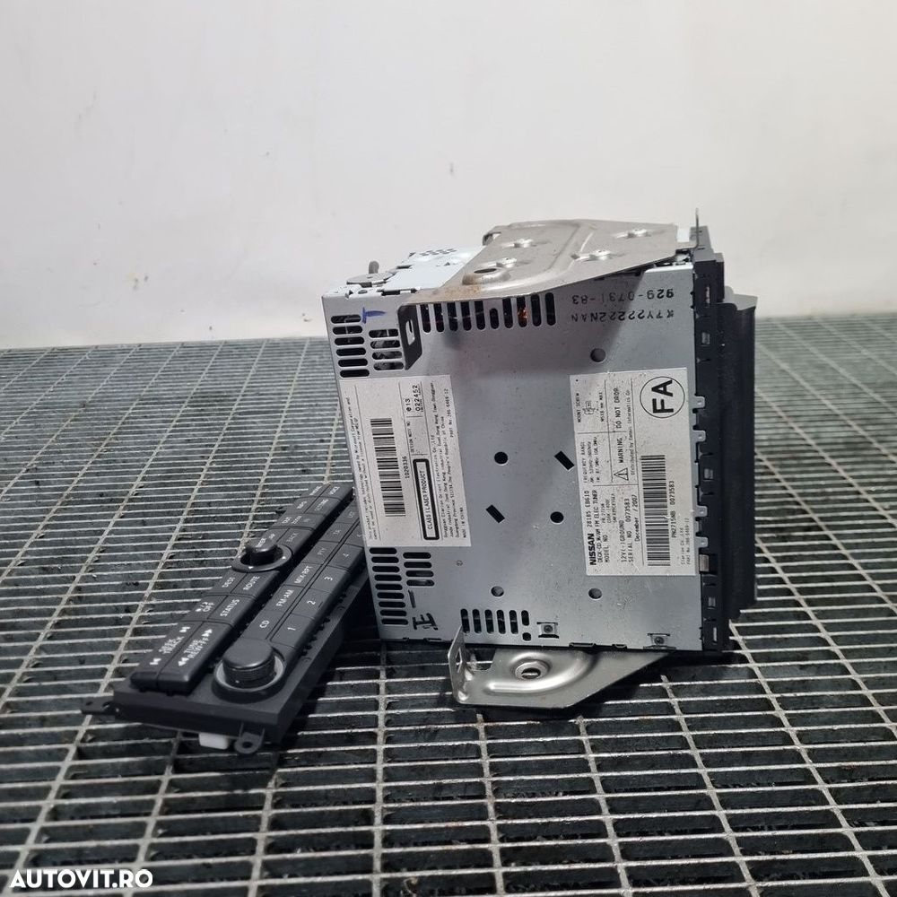 Cd player Nissan Navara D40 2006 - 2010 (1498) 28185EB610 - 3