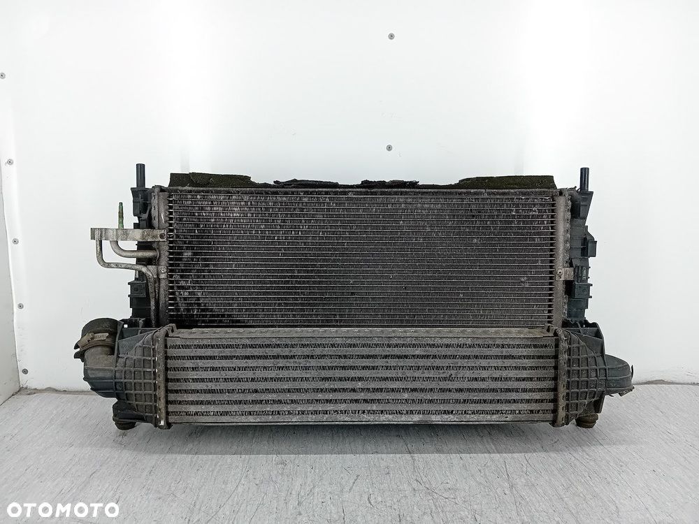 ZESTAW CHŁODNIC WODA KLIMA INTELCOOLER WENTYLATOR FORD FOCUS II 1137328148 - 1
