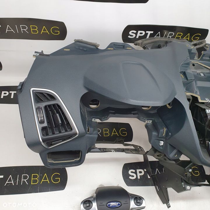 FORD C-MAX MK2 DESKA ROZDZIELCZA KONSOLA KOKPIT PULPIT PODUSZKI AIRBAG AIR BAG PASY KIT SET - 2