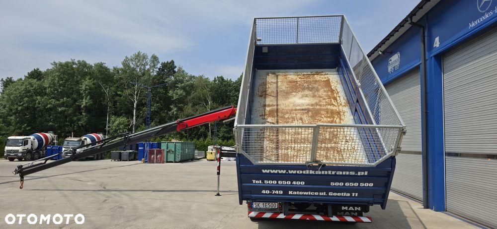 MAN TGM 18.320 WYWROTKA+HDS PALFINGER PK 12.501 SLD sterowanie radiowe 1t/10m - 12
