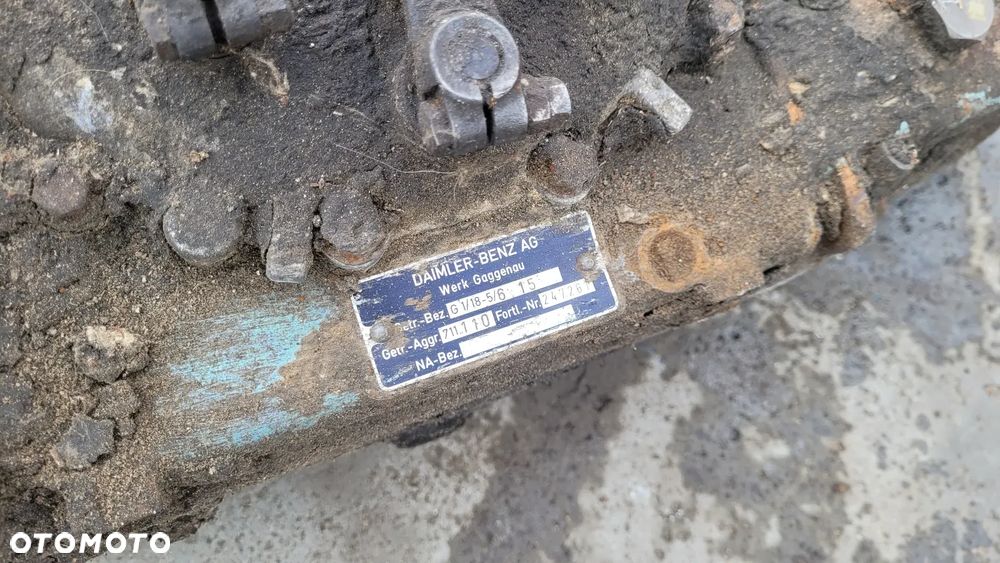 Skrzynia biegów Mercedes T1 Kaczka 2,3 2,9 D 5-bieg manual 711.110 G1/18-5/6.15 - 4