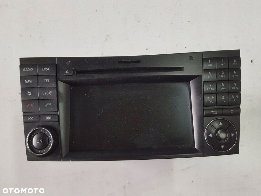 MERCEDES E KLASA W211 LIFT 06-09r RADIO NAWIGACJA A2199001000 - 1