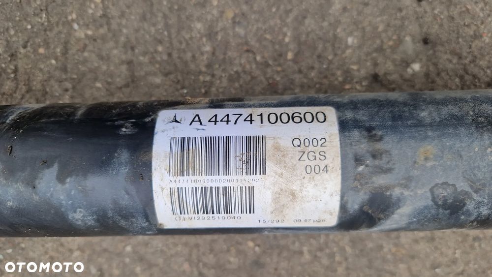 MERCEDES VITO W447 2.2 CDI WAŁ NAPĘDOWY A4474100600 - 2