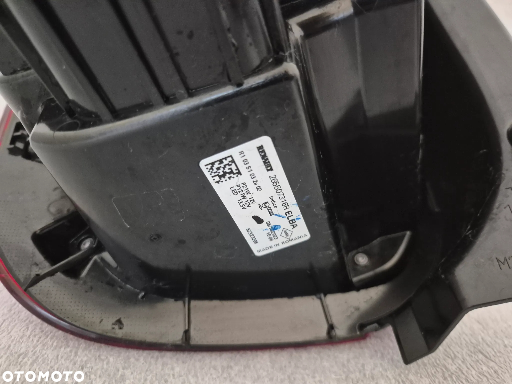 Lampa prawy tył prawa tylna Dacia Duster II Lift 265507316R - 6
