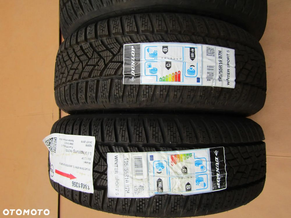 4x Felgi Aluminiowe Koła 16 Opel Adam Astra H Corsa D E Meriva Combo C Karl Chevrolet Aveo Fiat Grande Punto Evo 6,5 j ET40 + Opony 195/55 16 Dunlop Zimowe + Czujniki TPMS - 18