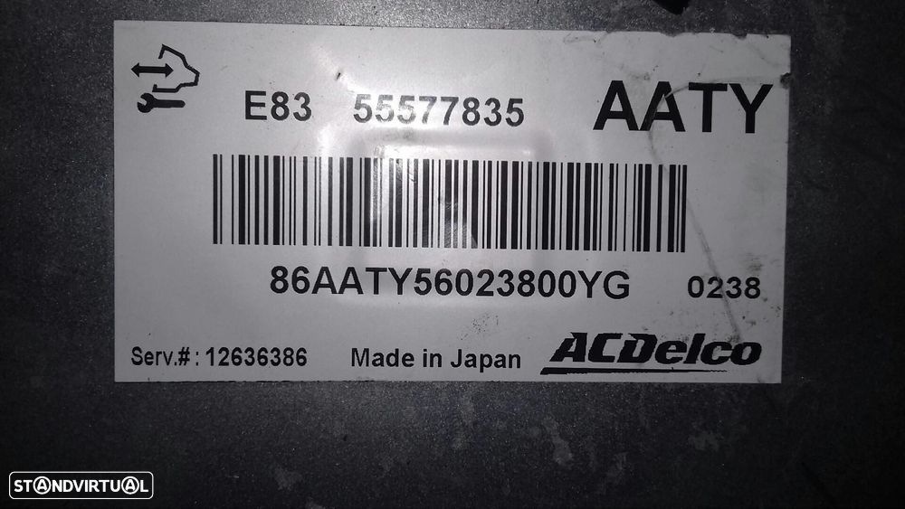 CENTRALINA DO MOTOR UCE OPEL CORSA D - 1