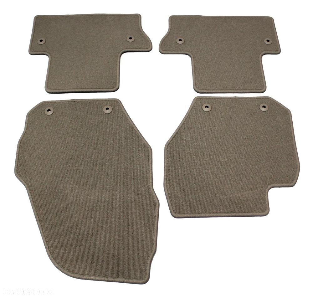 VOLVO S60 V60 oryginalne dywaniki welurowe Mocca Brown OE 39801573 - 1