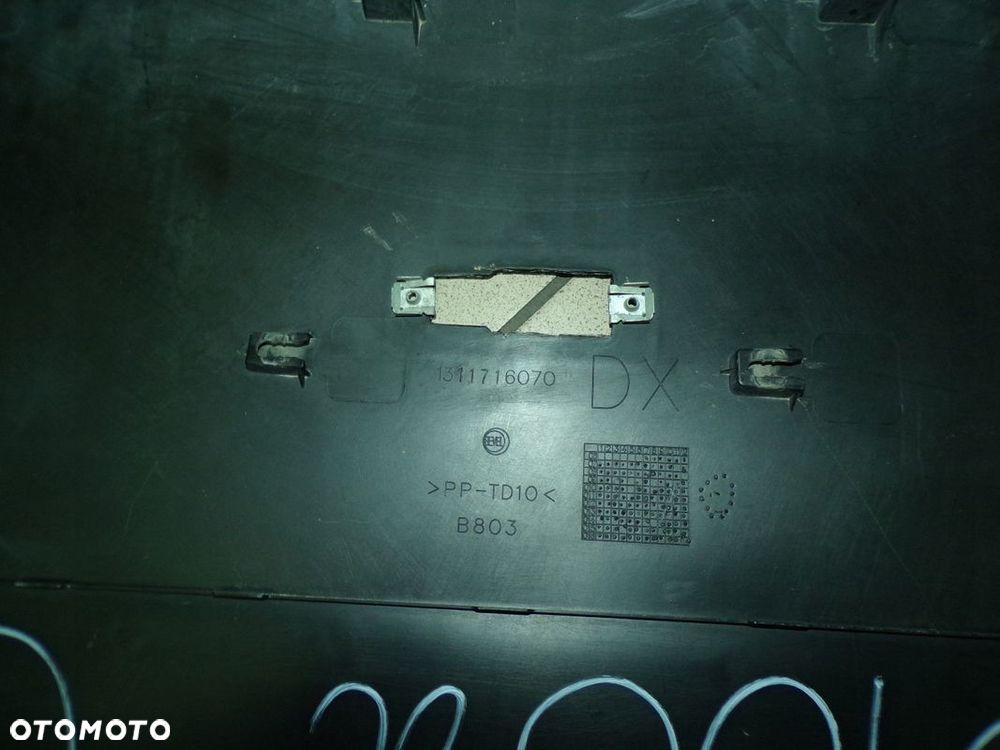 DUCATO BOXER JUMPER 17- LISTWA TYLNA PRAWA CZARNA E6 DO MAX L4 - 3