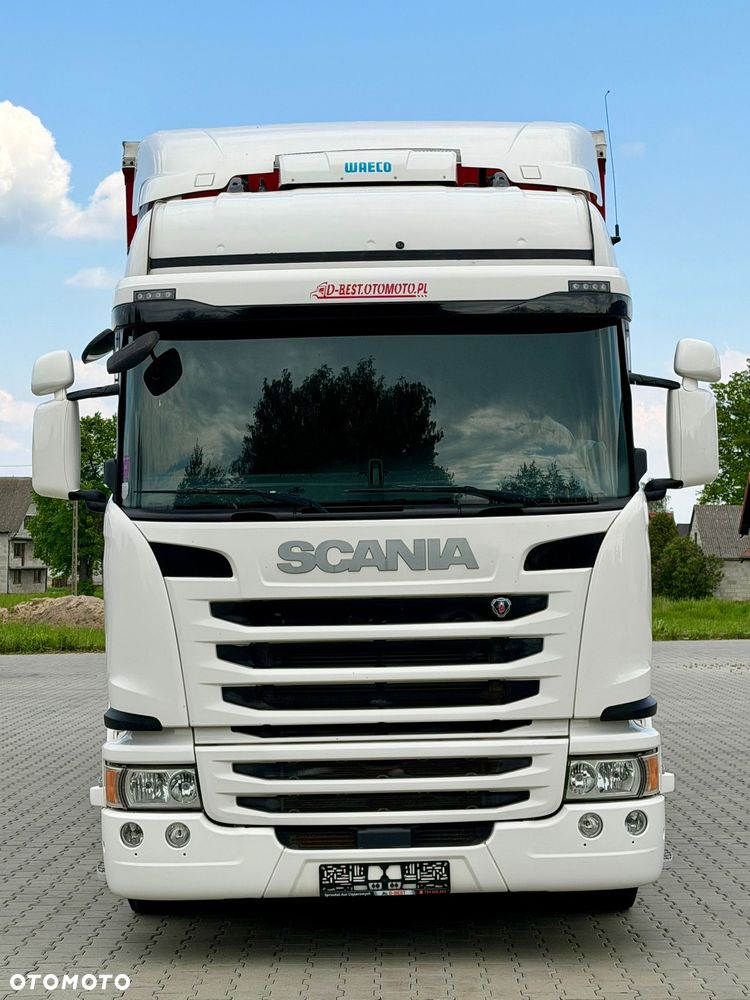 Scania G360 / FIRANKA / 20 EUROPALET / SYPIALKA / AUTOMAT / KLIMA POSTOJOWA / 540 TYŚ KM / ZSUWANY DACH / 2016 / EURO 6 - 7