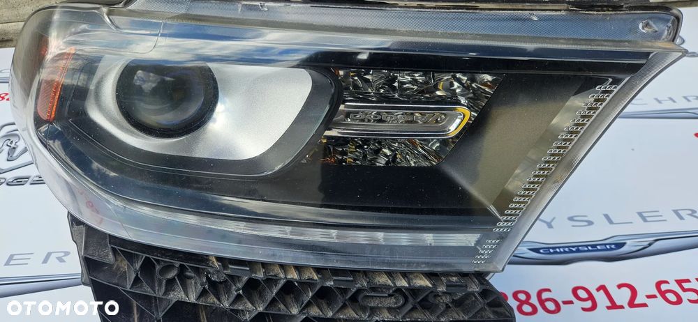 Dodge Durango III LIFT 2014- Kompletny reflektor prawy Lampa prawa 68299130AC P68299130AC Oryginalna MOPAR WERSJA RT GT CZARNY ŚRODEK - 7
