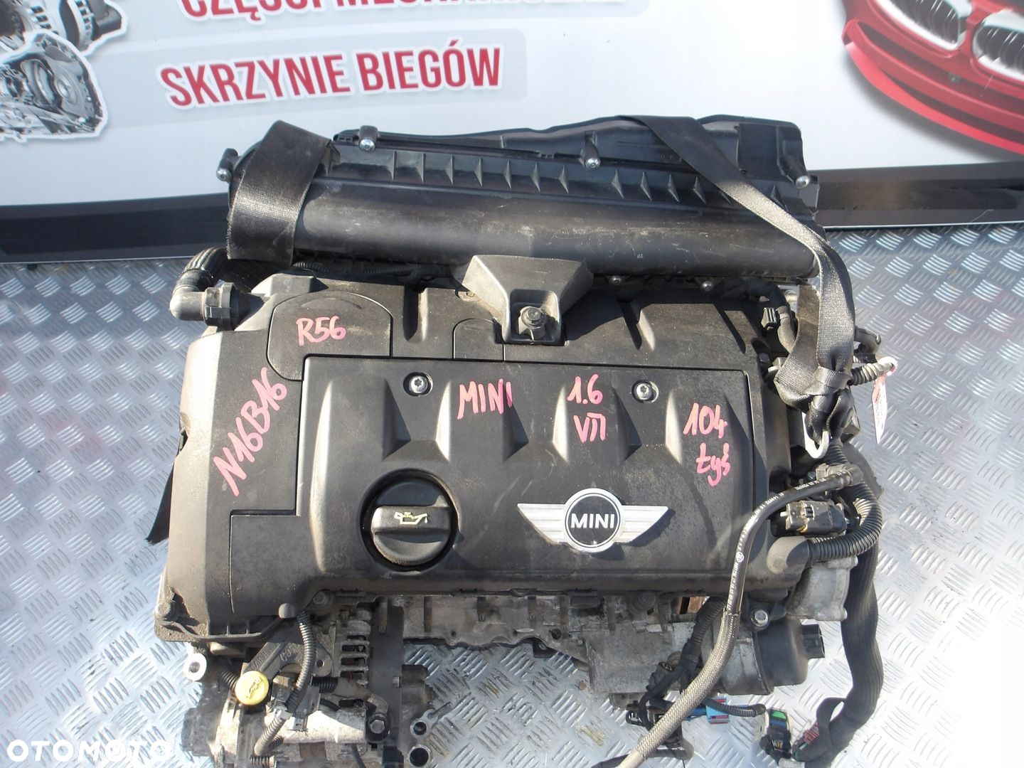 SILNIK MINI 1.6 VTI N16B16 EURO5 104 TYS - 2