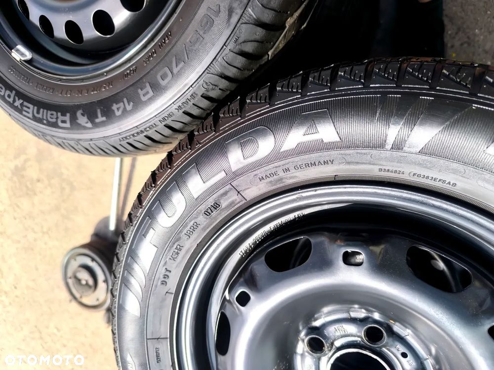 5x100 Felgi Stalowe Stal 14 Koła Zimowe Zima SKODA FABIA PRAKTIK ROOMSTER RAPID SEAT IBIZA CORDOBA TOLEDO IV 4 VW FOX POLO Legnica ALU-RAD 175/70 4,5mm - 5