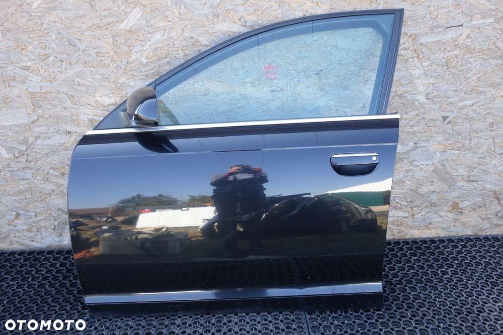 DRZWI LEWE PRZEDNIE CZARNA PERŁA AUDI A6 C6 232323232 - 1