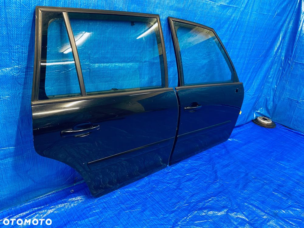 DRZWI PRAWE PRAWY PRZÓD PRZEDNIE TYŁ TYLNE KOMPLETNE CITROEN C4 GRAND PICASSO I 2006- ; CZARNE LAKIER EXYB ORYGINAŁ EUROPA - 4