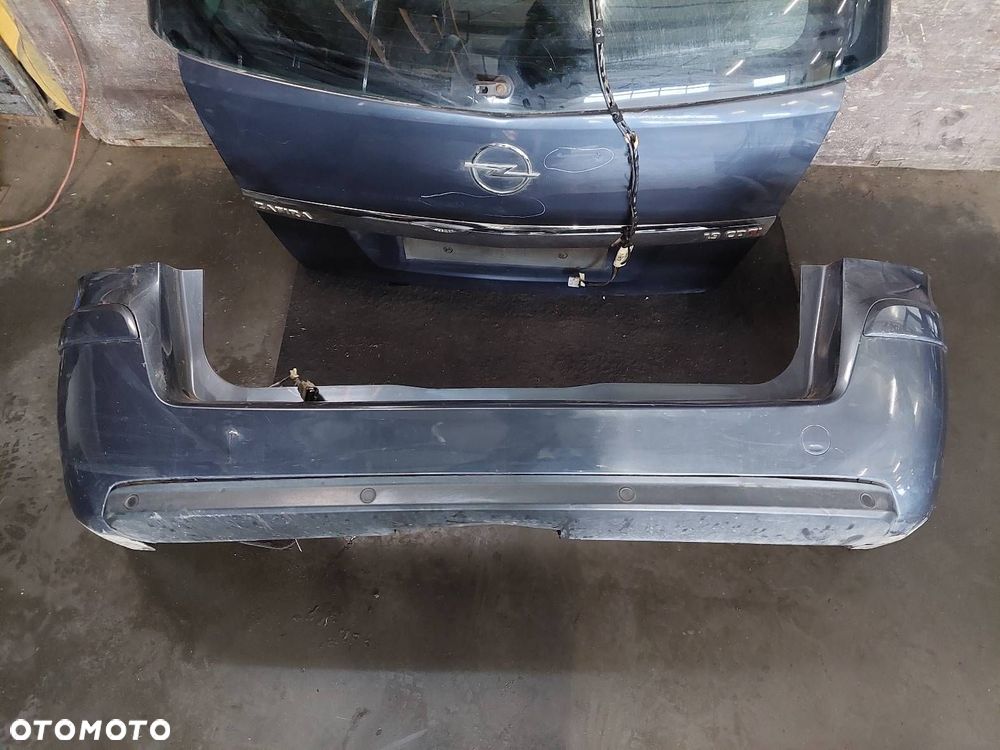 KOMPLETNY TYŁ KLAPA BAGAŻNIKA ZDERZAK TYŁ LAMPY OPEL ZAFIRA B LIFT Z168 - 4