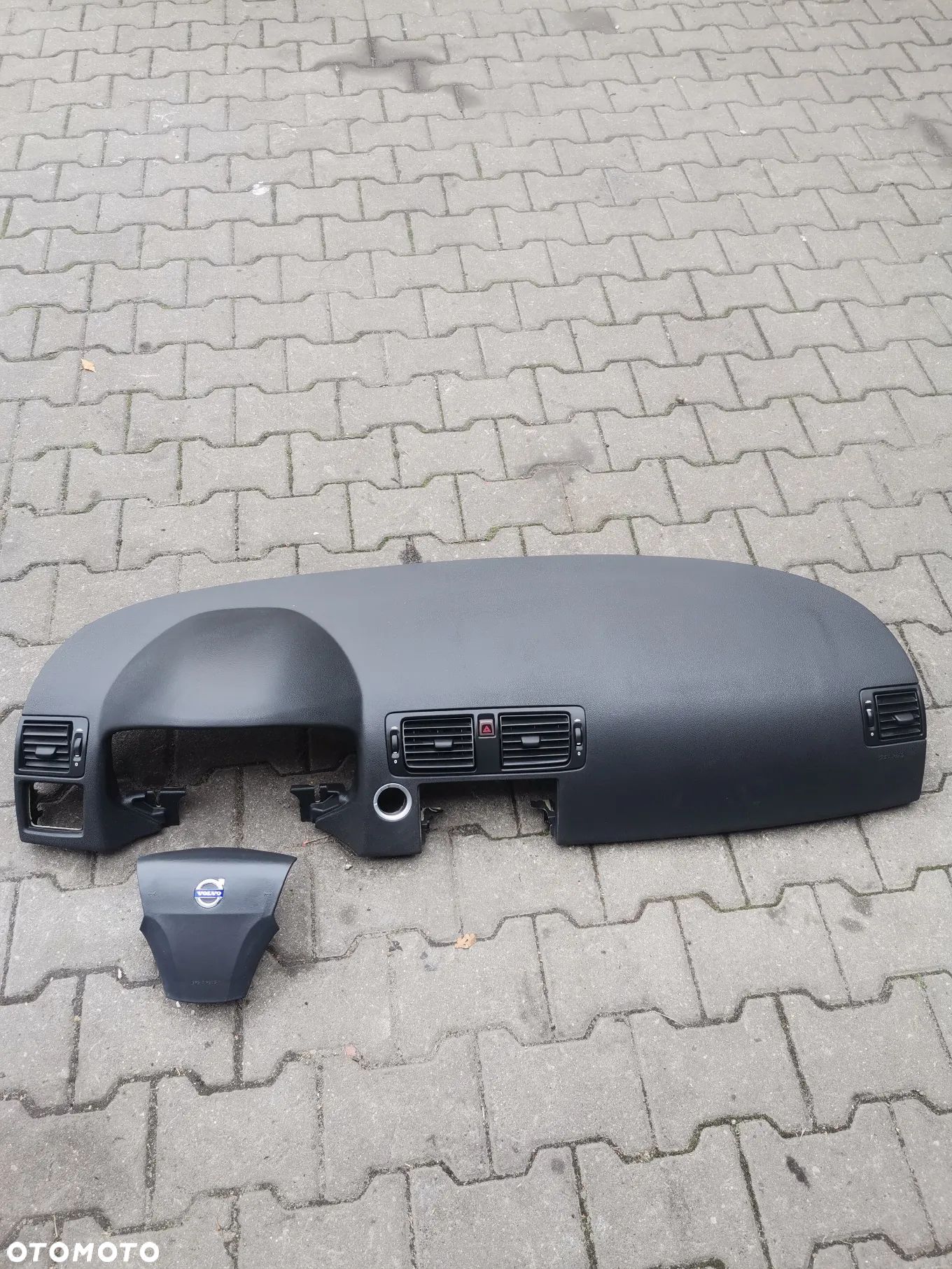 Deska rozdzielcza z poduszkami kierowca + pasażer Volvo S40 V50 C30 C70 - 1